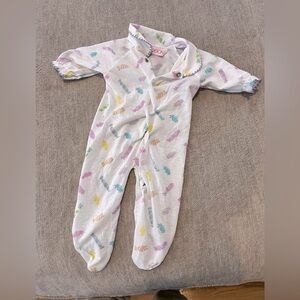 Vintage 80s Sasson Baby Candy Print Onesie 0-3M